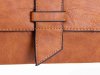 JSI Überschlag Tasche mit Riegel Clutch HB0243 braun