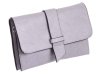 JSI Überschlag Tasche mit Riegel Clutch HB0243 grau