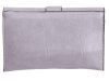 JSI Überschlag Tasche mit Riegel Clutch HB0243 grau