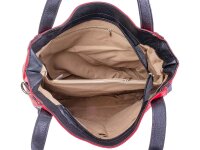 Hernan Einkaufstasche Shopper mit Streifen HB0336-rot