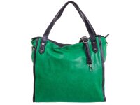 Hernan Einkaufstasche Shopper mit Streifen HB0336-grün