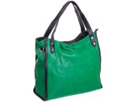 Hernan Einkaufstasche Shopper mit Streifen HB0336-grün