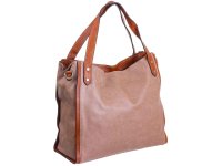 Hernan Einkaufstasche Shopper mit Streifen HB0336-taupe