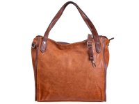 Hernan Einkaufstasche Shopper mit Streifen HB0336-braun