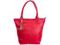 JSI Reißverschluss-Beutel Shopper HB0339 rot