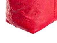 JSI Reißverschluss-Beutel Shopper HB0339 rot