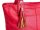 JSI Reißverschluss-Beutel Shopper HB0339 rot