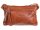Bagsac Casual Damen Leder Reißverschlusstasche B487001 31 cognac