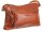Bagsac Casual Damen Leder Reißverschlusstasche B487001 31 cognac