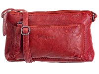 Bagsac Casual Damen Leder Reißverschlusstasche...
