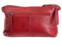 Bagsac Casual Damen Leder Reißverschlusstasche B487001 04 rot