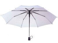 Happy Rain Mini AC Auf-/Automatik Regenschirm Ø 97 cm Durchmesser White