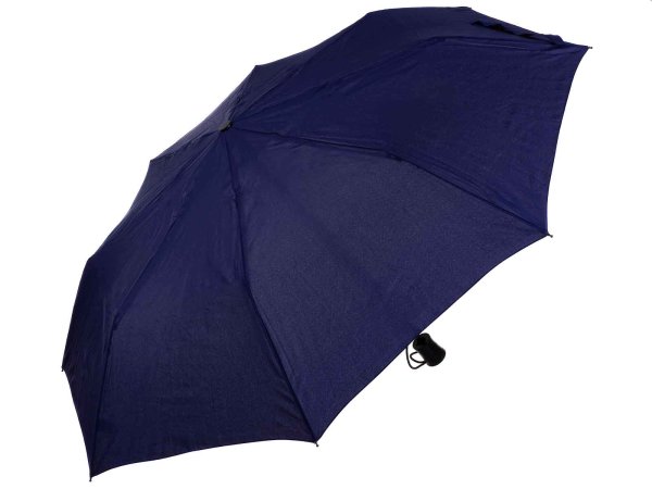 Happy Rain Mini AC Auf-/Automatik Regenschirm Ø 97 cm Durchmesser Navy