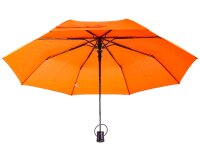 Happy Rain Mini AC Auf-/Automatik Regenschirm Ø 97 cm Durchmesser Orange