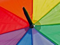 Happy Rain Golf AC Stockschirm Manual Partnerschirm  Ø ca. 110 cm uni Multicolor