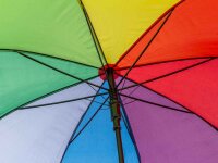 Happy Rain Golf AC Stockschirm Manual Partnerschirm  Ø ca. 110 cm uni Multicolor
