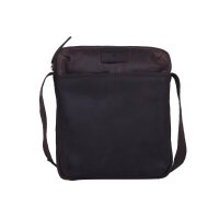 Strellson Brick Lane Marcus Shoulderbag xsvz Herren Umhängetasche Leder Hochformat Darkbrown