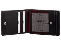 Maître Luciano Gathman Billfold H10 4060001031 Herren Geldbörse Querformat Black