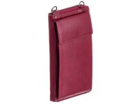 BAXX Handytasche/Geldbörse Umhängetasche mit RFID Blocker bordo