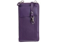 BAXX Handytasche/Geldbörse Umhängetasche mit RFID Blocker purple