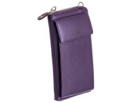 BAXX Handytasche/Geldbörse Umhängetasche mit RFID Blocker purple