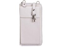 BAXX Handytasche/Geldbörse Umhängetasche mit RFID Blocker white