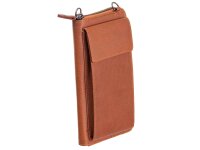 BAXX Handytasche/Geldbörse Umhängetasche mit RFID Blocker light brown