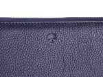 Leder Meid Reißverschlussbörse mit RFID Blocker B07-K-RFID-blue