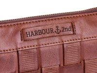 Harbour 2nd SL.12859 New Lines Agneta Damen Reißverschlussbörse Leder SL.12859 Cognac