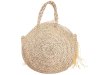 Alex Max Strohtasche mit Fransen Damen Shopper BO300 Beige