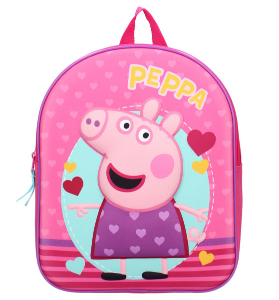 Vadobag 3D Kinderrucksack Peppa Wutz 007-1670 Peppa Strong Together