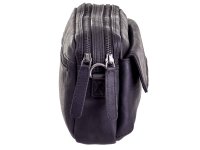 Bagsac Casual Damen Leder Umhängetasche B488007 00 schwarz