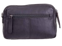 Bagsac Casual Damen Leder Umhängetasche B488007 00 schwarz