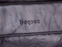 Bagsac Casual Damen Leder Umhängetasche B488007 00 schwarz