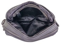 Bagsac Casual Damen Leder Umhängetasche B488007 00 schwarz