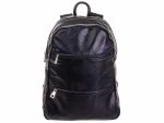 JSI Reißverschluss-Rucksack PH1686 A4 schwarz