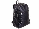 JSI Reißverschluss-Rucksack PH1686 A4 schwarz