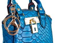 Taschenanhänger Schlüsselanhänger Minishopper YY-1105-türkis