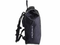 Franky Schultertasche Fahrradtasche mit Tragefunktion ca. 23,6 Liter, Unisex, 32 x 41 x 18 cm (B x H x T)