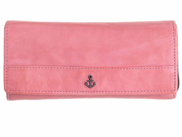 Harbour 2nd Damengeldbörse Marina aus gewaschenem Leder flamingo
