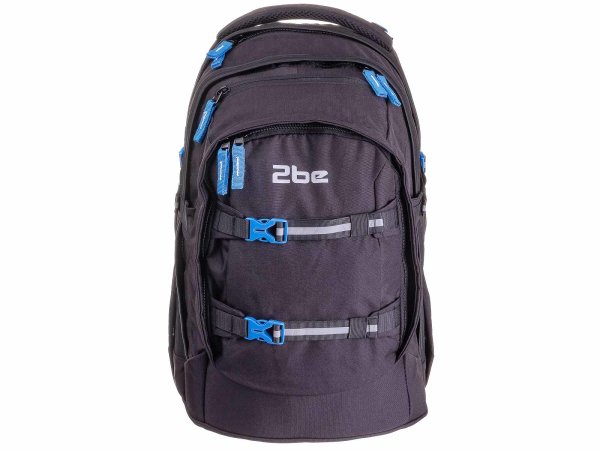 2 be Schulrucksack 66320 Ergo School Backpack Black
