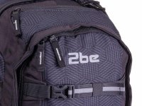 2 be Schulrucksack 66320 Ergo School Backpack Black 032