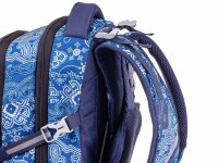 2 be Schulrucksack 66320 Ergo School Backpack Blue 055