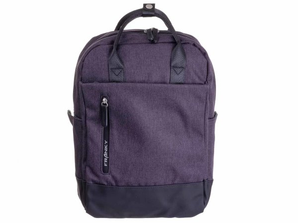 Franky Rucksack Cityrucksack Freizeitrucksack ca. 17,4 Liter, 35 x 40 x 14 cm (B x H x T) - RS62-F black