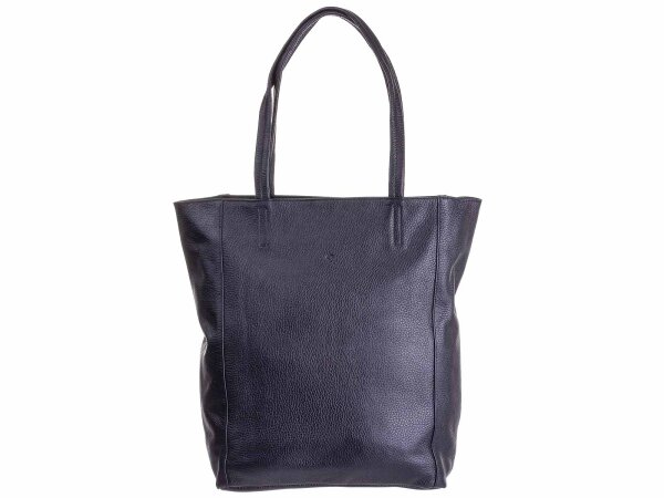 Prato LM Shahid Handtasche Tragetasche geprägtes Rindleder, 28 x 35 x 13 cm (B x H x T) - K32-P-schwarz