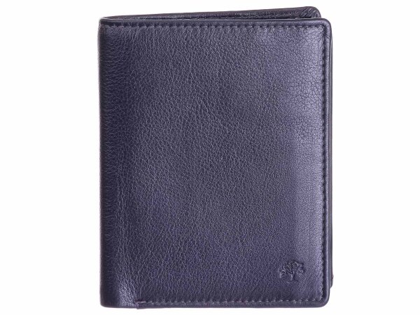 Prato LM Shahid Kombibörse Geldbörse glattes Rindleder, 9,5 x 12 x 2 cm (B x H x T) - A14-KRFID