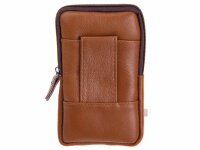 Red Point Gürteltasche Hüfttasche Handytasche ca. 0,4 Liter, 9 x 15 x 3 cm (B x H x T) - 19258-braun