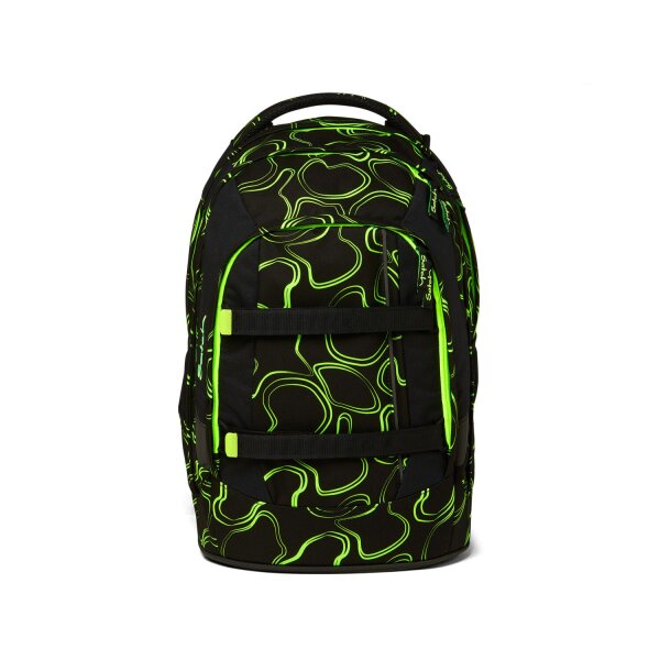 satch pack Schulrucksack Produkt Update  SAT-SIN-001-9SG Green Supreme