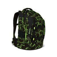 satch pack Schulrucksack Produkt Update  SAT-SIN-001-9SG Green Supreme