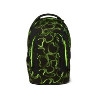 satch pack Schulrucksack Produkt Update  SAT-SIN-001-9SG Green Supreme
